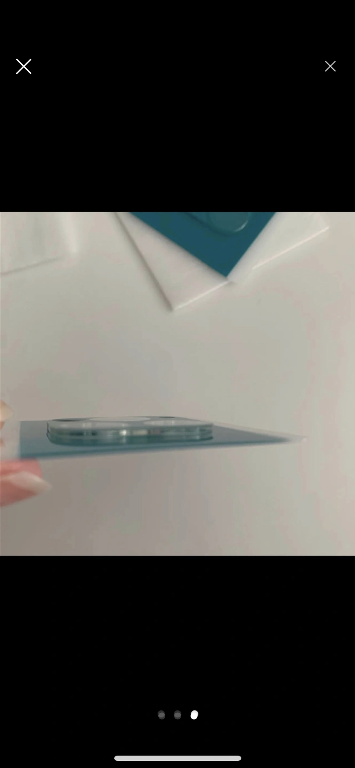 Brand new iPhone Camera Tempered Glass Protector 🏒 image indicator(3)