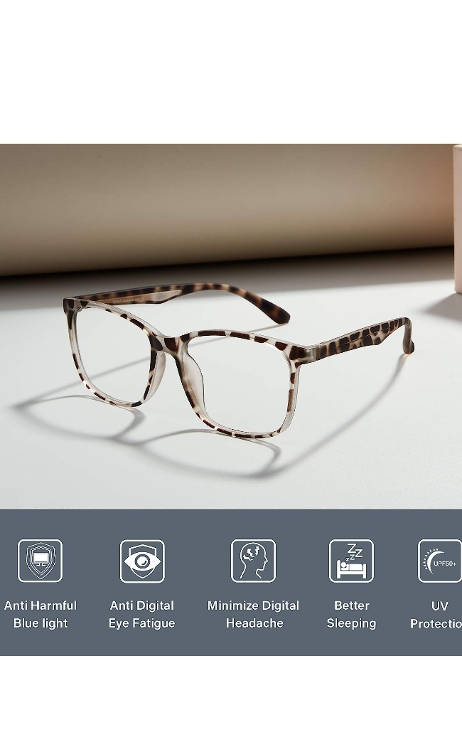 brand New blue light glassess for men and women image indicator(3)