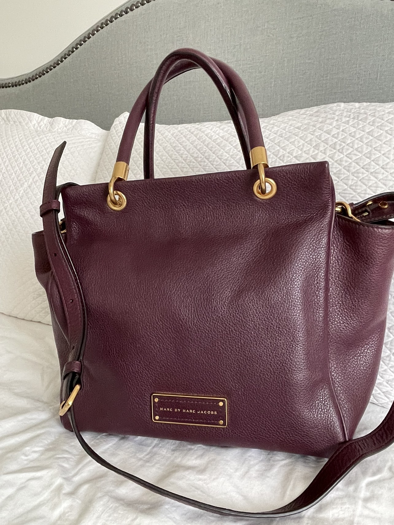 Marc Jacob Tote/ Cross Body Bag - Burgundy - photo 4