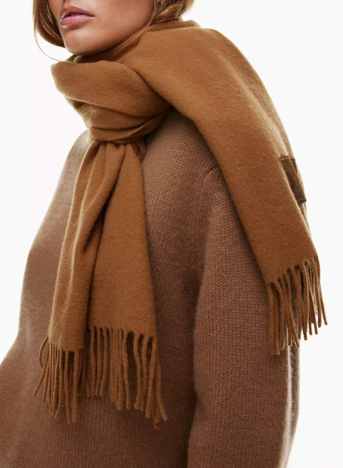 Wilfred Wool Scarf - Rose/Beige - photo 3
