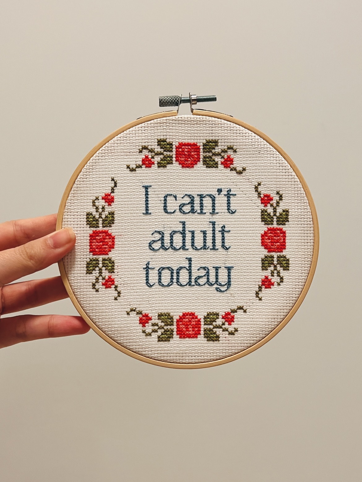 Cross Stitch Wall Hanging