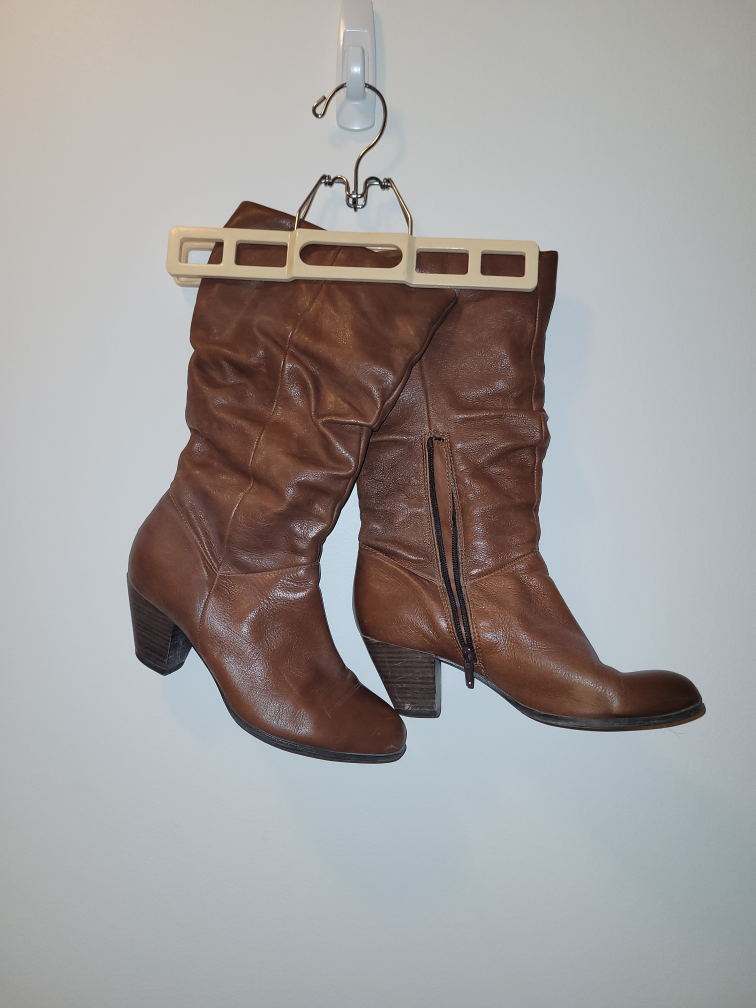 Aldo leather boots thumbnail
