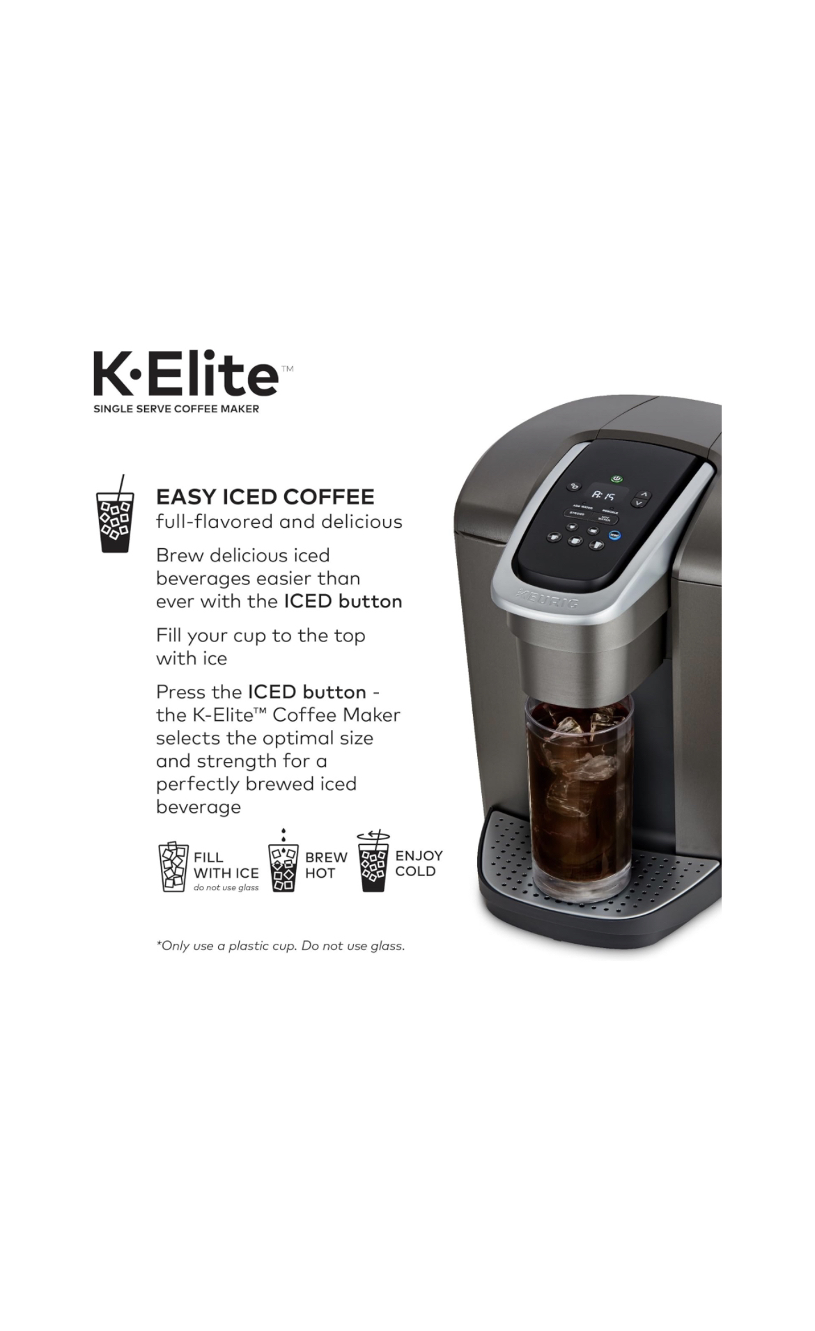 Keurig K elite single serve coffee machine - photo 4