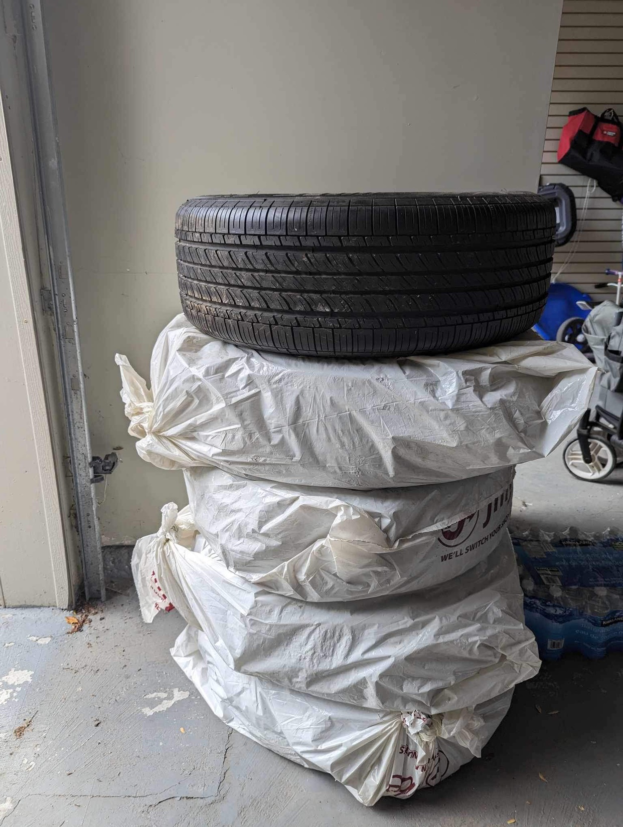 Set of 4 Michelin Snow Tires + 1 All-Season for ONLY $400!
