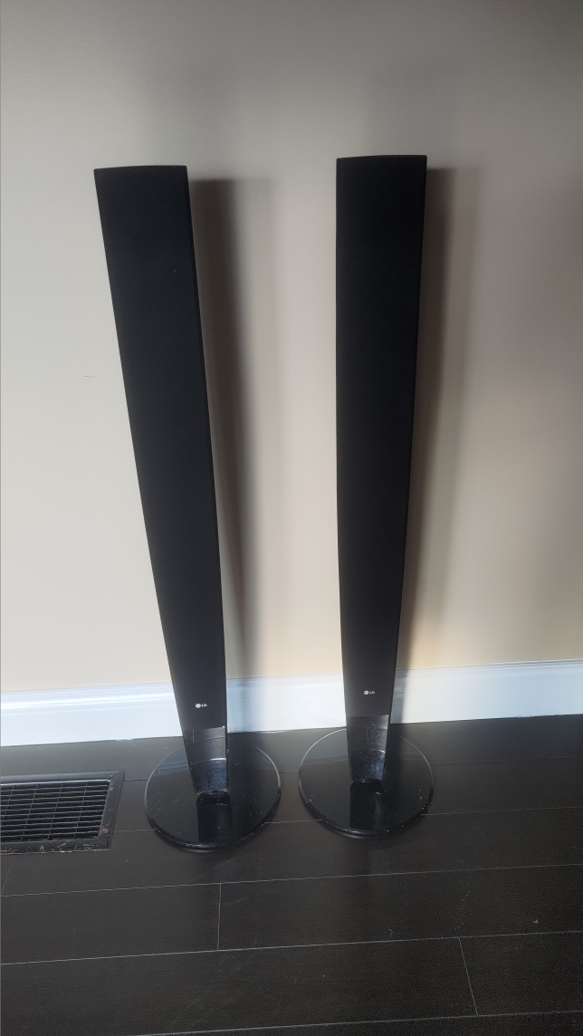 LG tall speakers