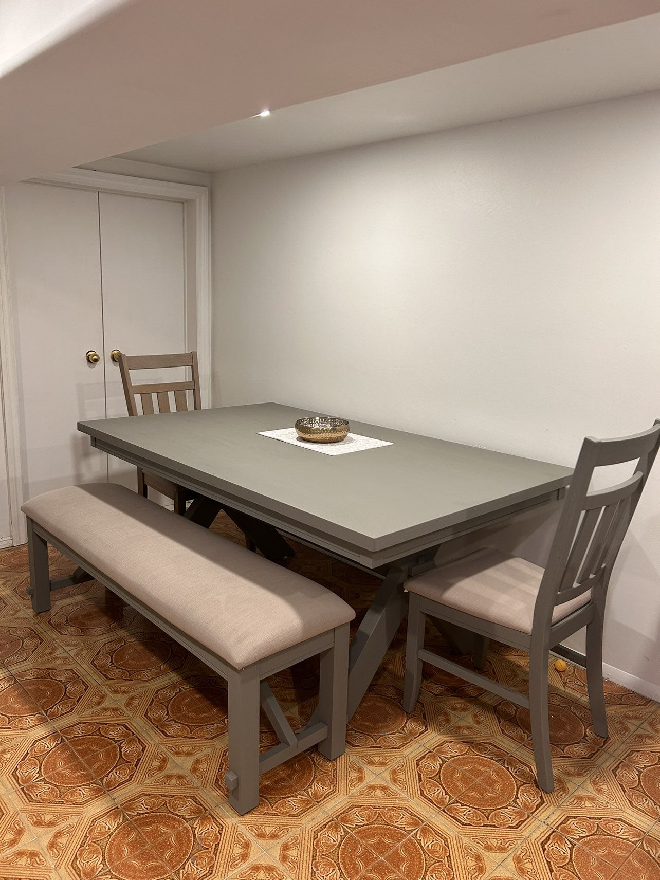 Dining Table with Bench & Chairs