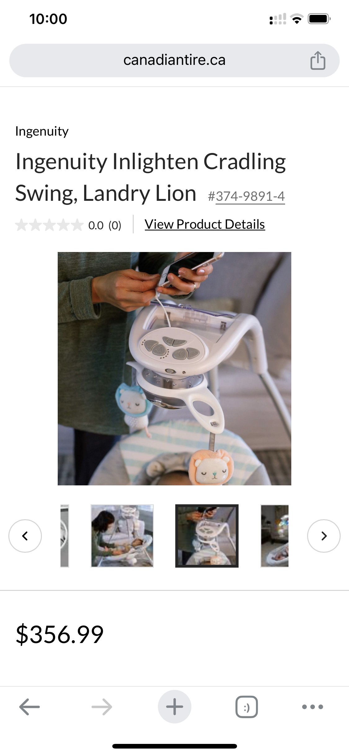 Ingenuity baby swing and rocker - photo 3