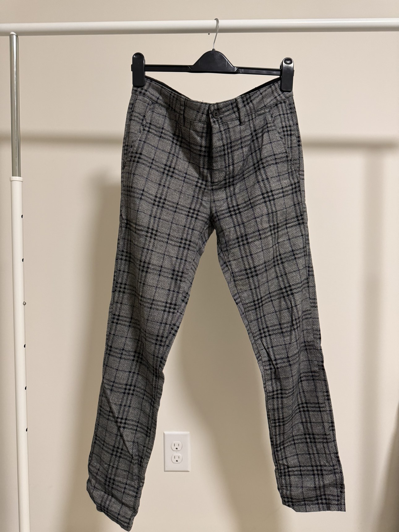 TOPMAN Plaid Chino