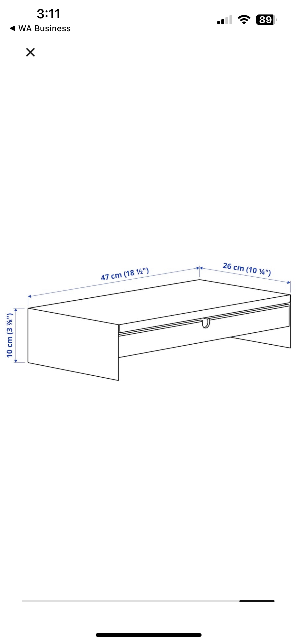 IKEA monitor drawer - photo 3