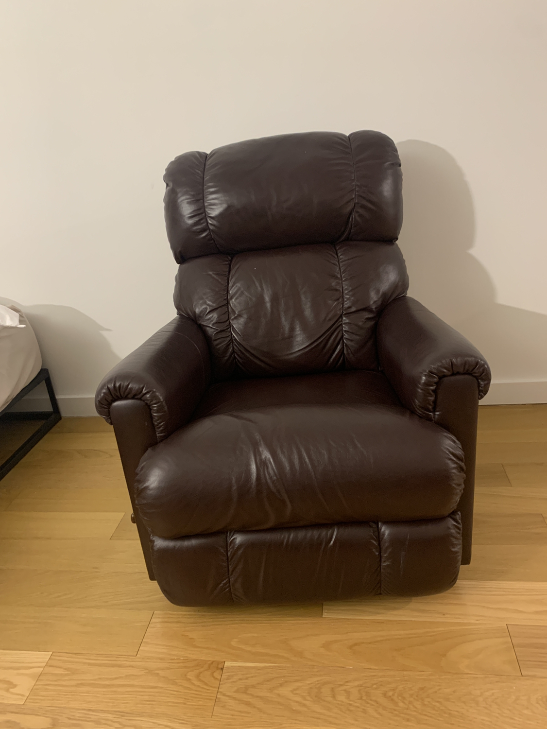 Leather reclining rocking chair - photo 2