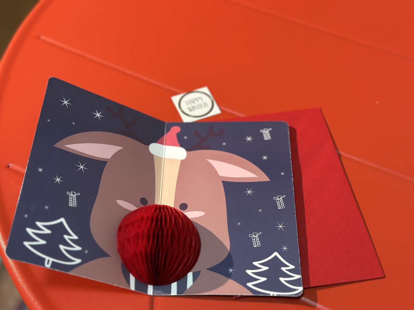 Christmas card 3D beautiful