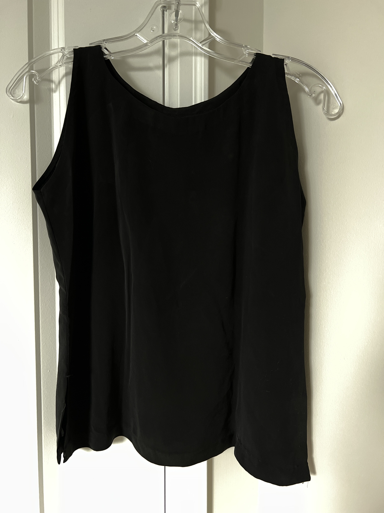 Black top - silk/viscose fabric thumbnail