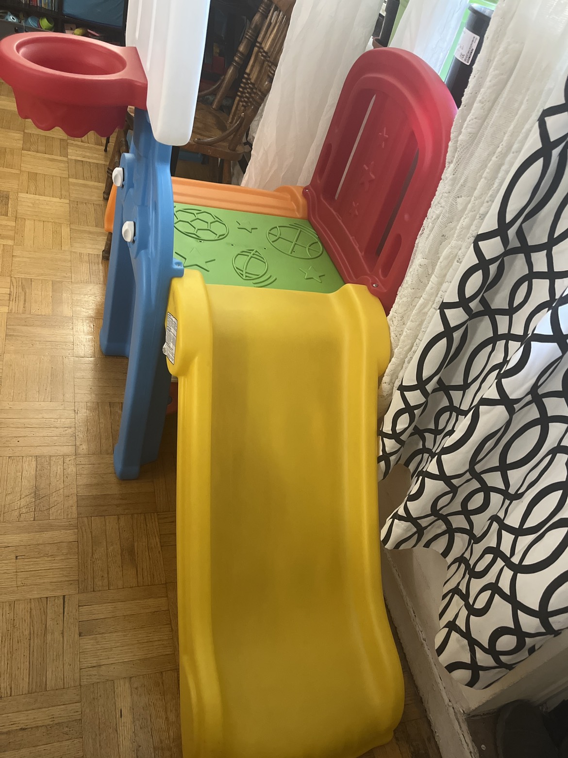 Indoor/outdoor kids slide