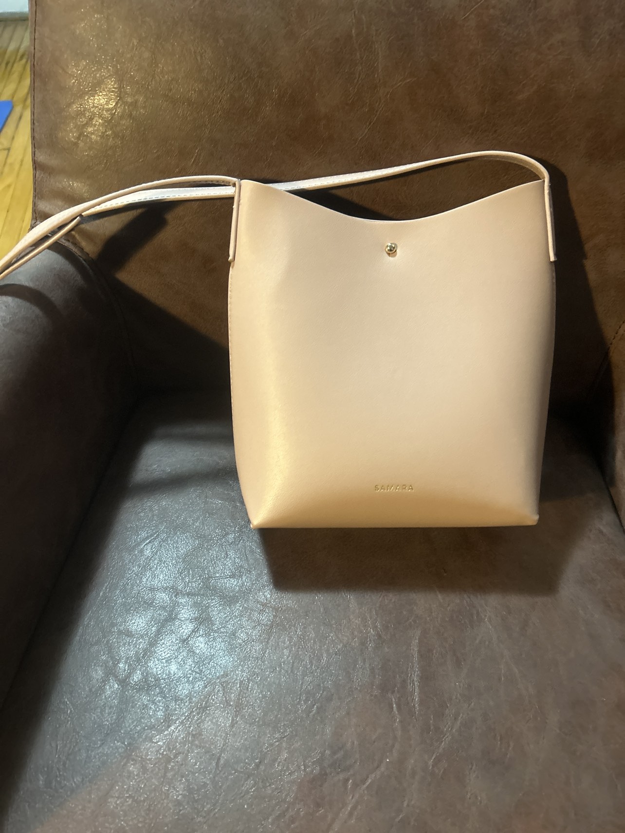 Neutral Pink mini tote