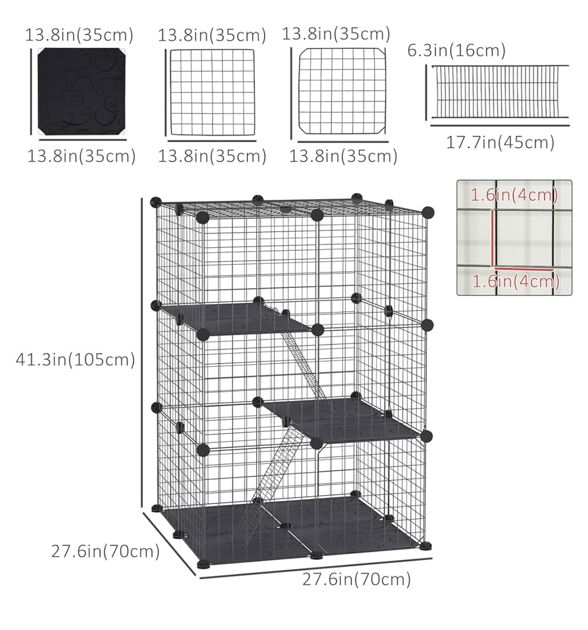 A large cage 39 panels - photo 3