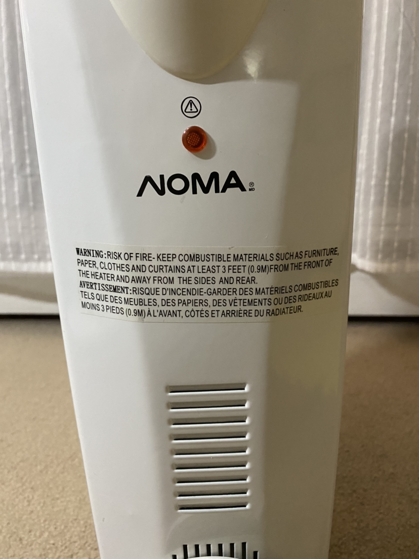 NOMA Portable Heater (Like New, Price Negotiable) - photo 2