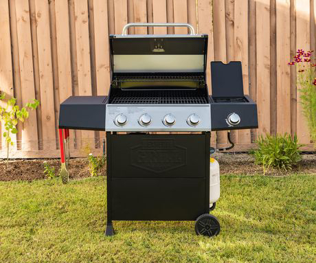 Brandnew 4 burner Gas grill side cook top burner