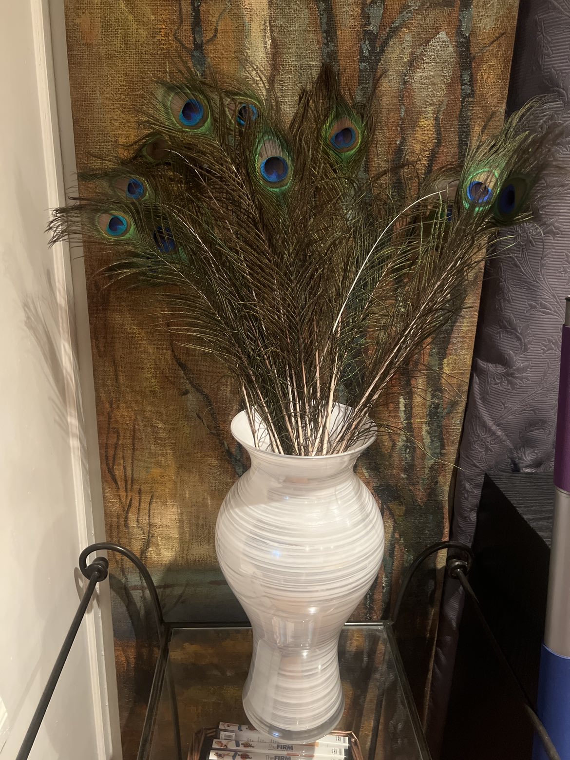 White and Silver Vase