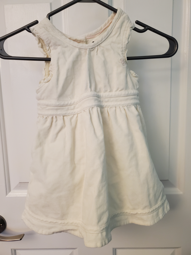 tommy hilfiger white corduroy dress size 2T