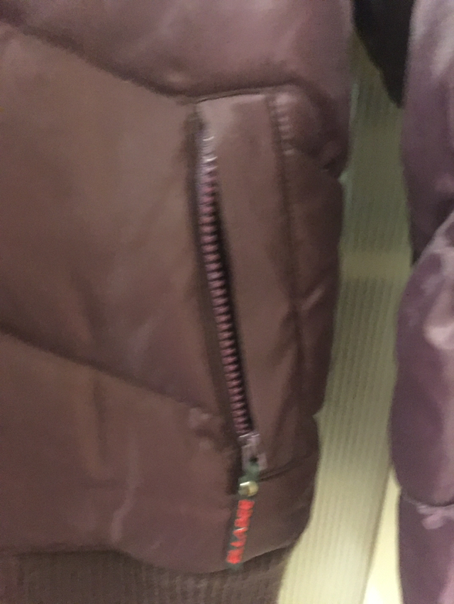 Beautiful duvet jacket with pocket for cell phone image indicator(3)