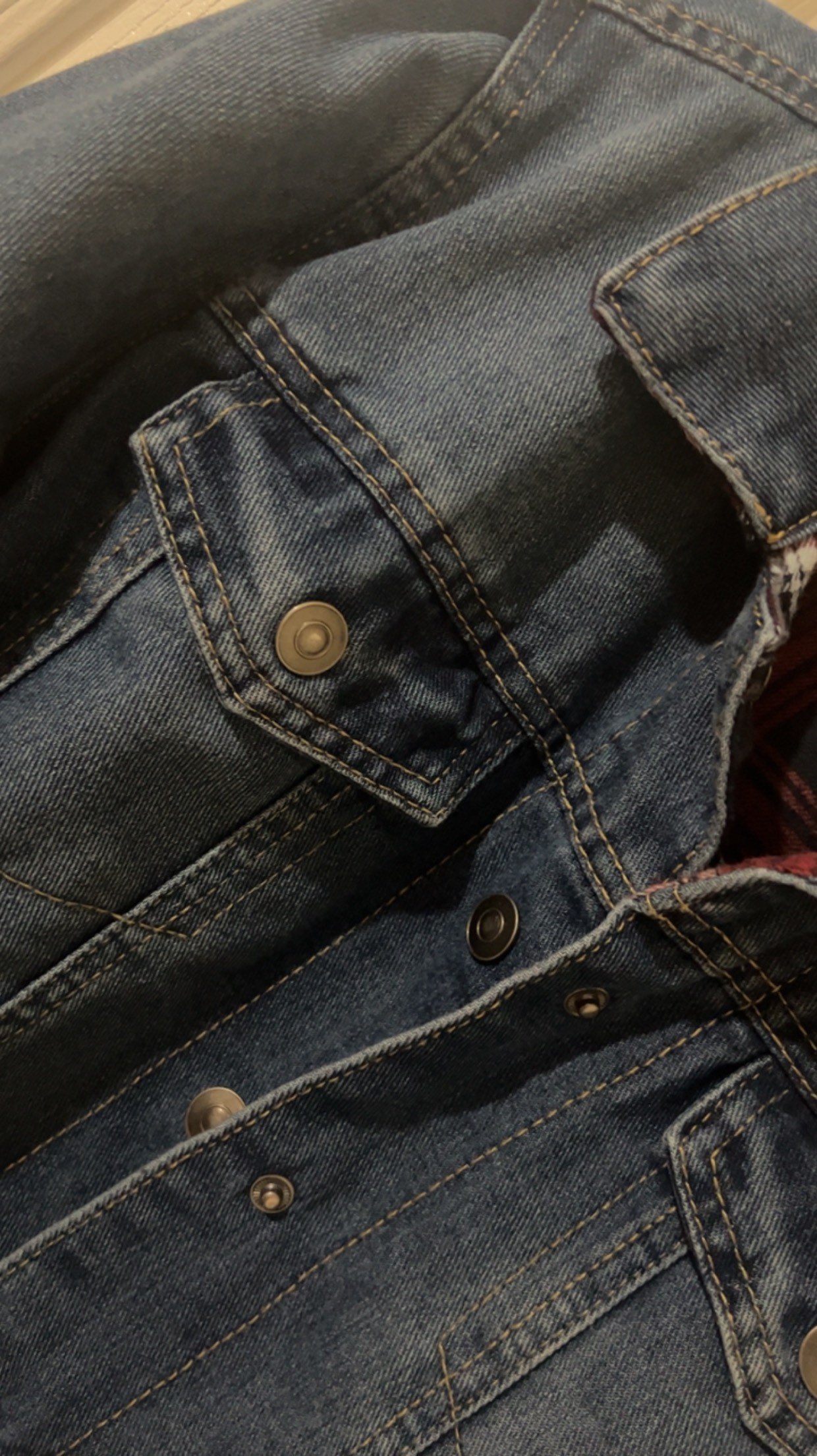 Warm Cozy Jean Jacket For Winters image indicator(4)