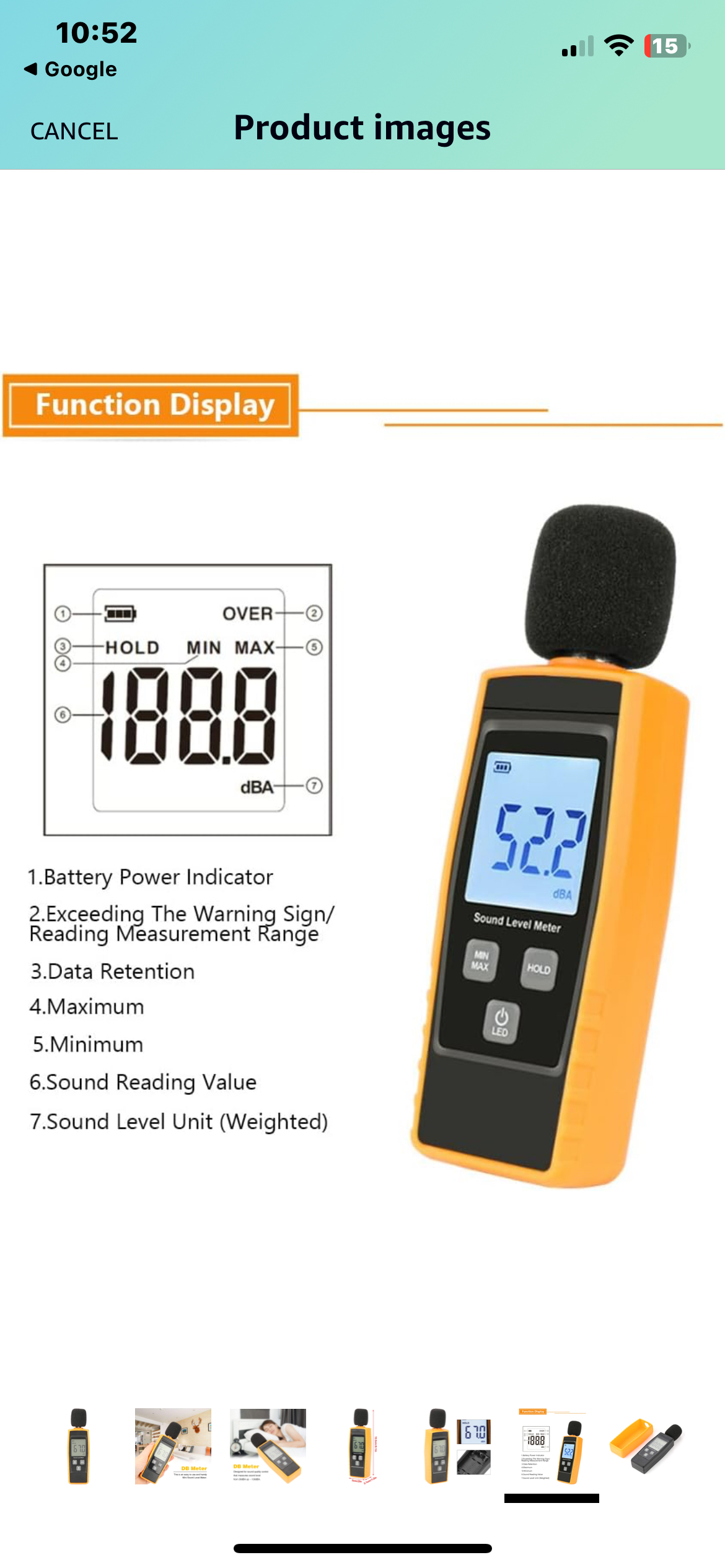 Digital Sound Level Meter - photo 4