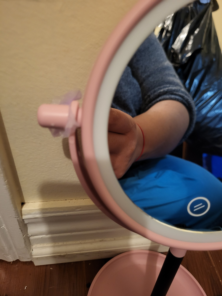 Table mirror with light image indicator(3)