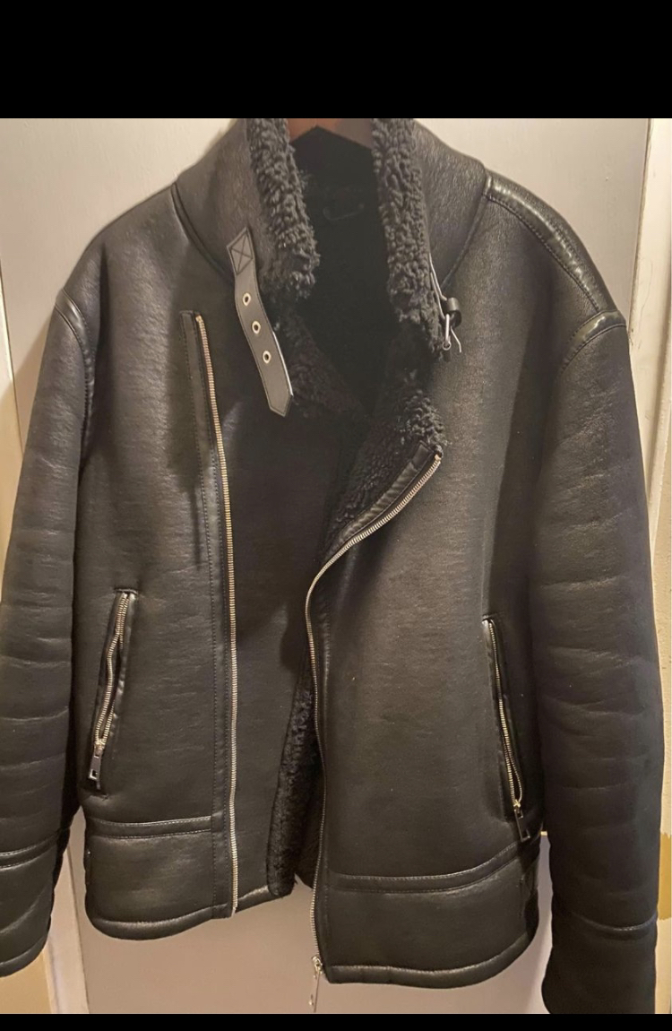 Zara Winter Jacket Suede coat❄️