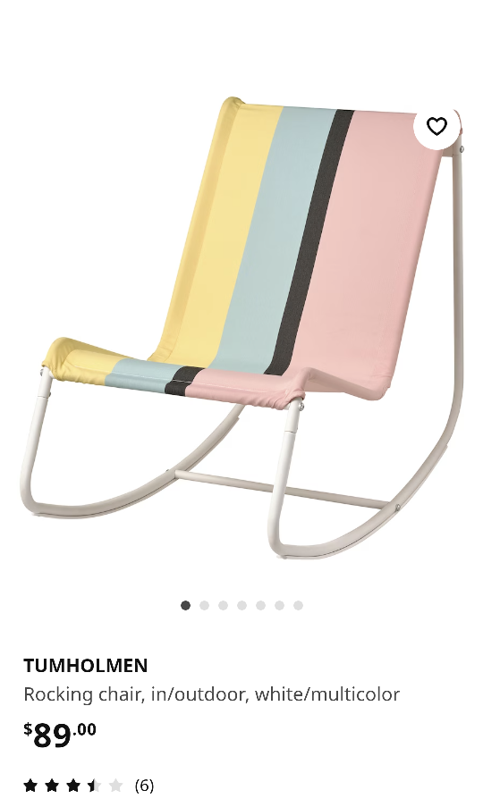 Rocking chair TUMHOLMEN IKEA (in/outdoor)