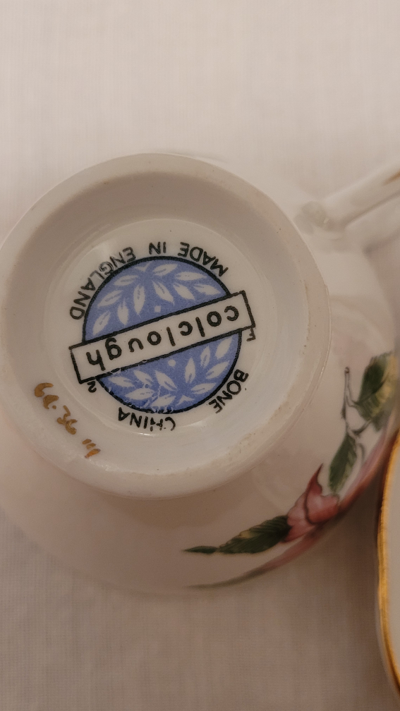 vintage Colclough pattern 6436 Teacup Set image indicator(3)