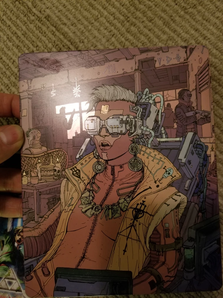 cyberpunk 2077 steel case with games