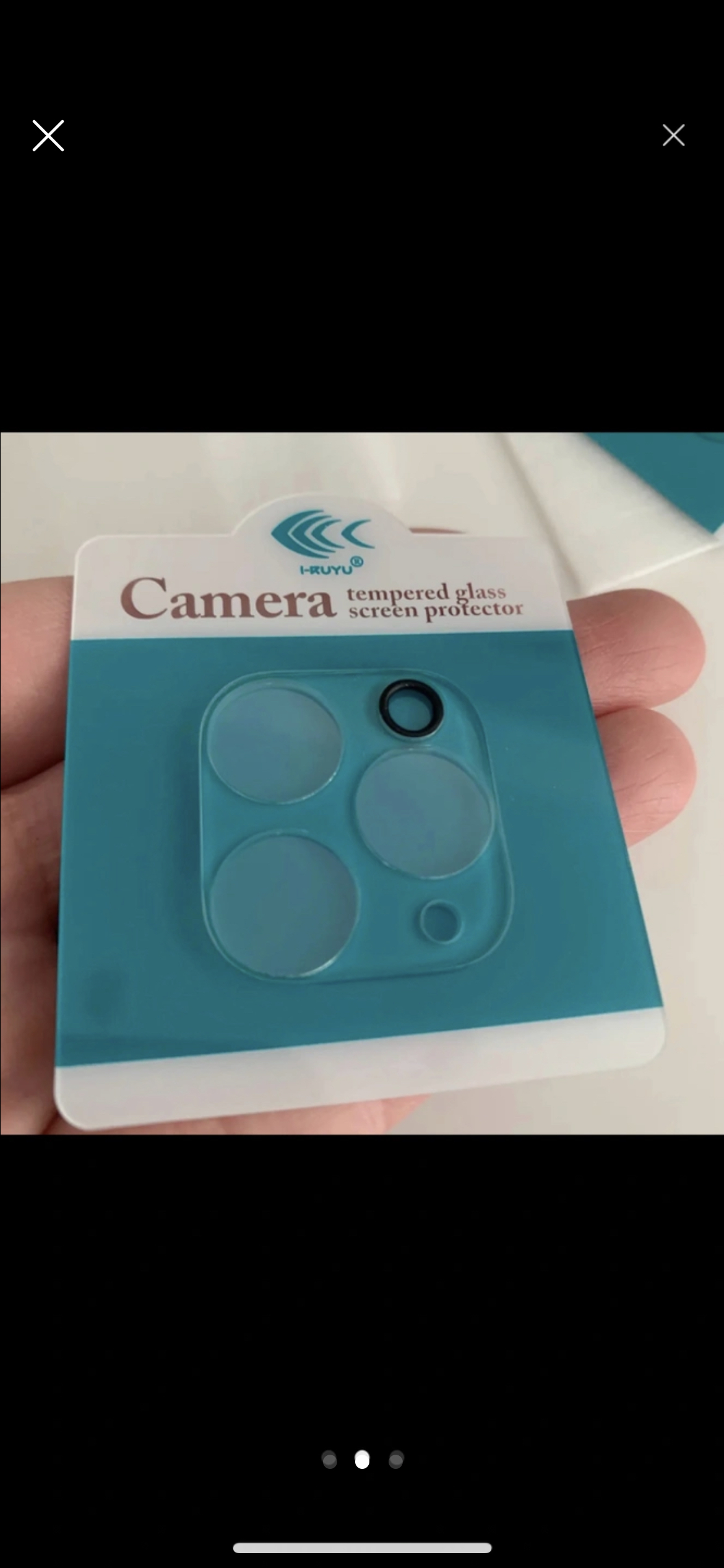 Brand new iPhone Camera Tempered Glass Protector 🏒 image indicator(2)