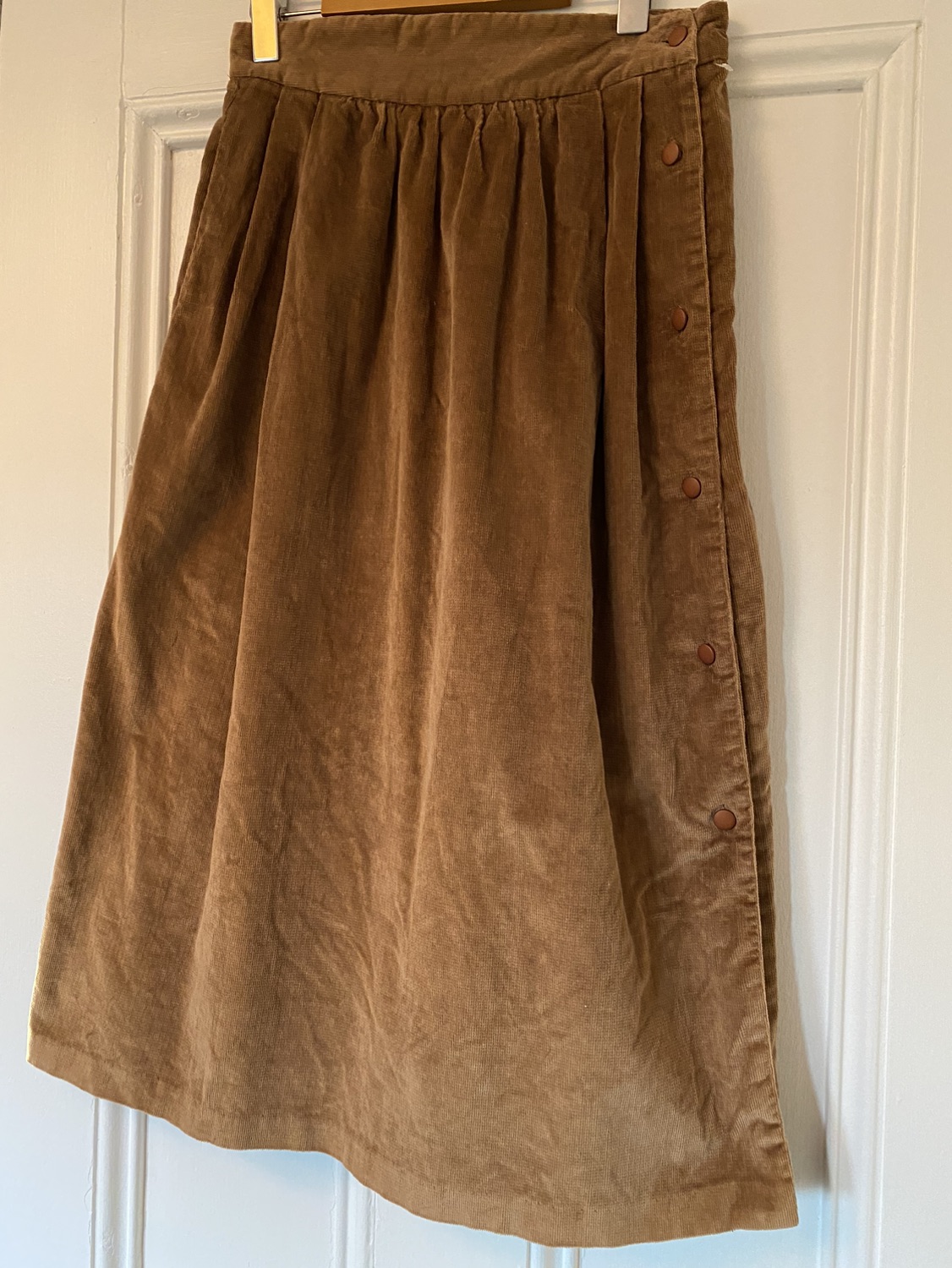 Vintage Caramel Corduroy Skirt image indicator(3)