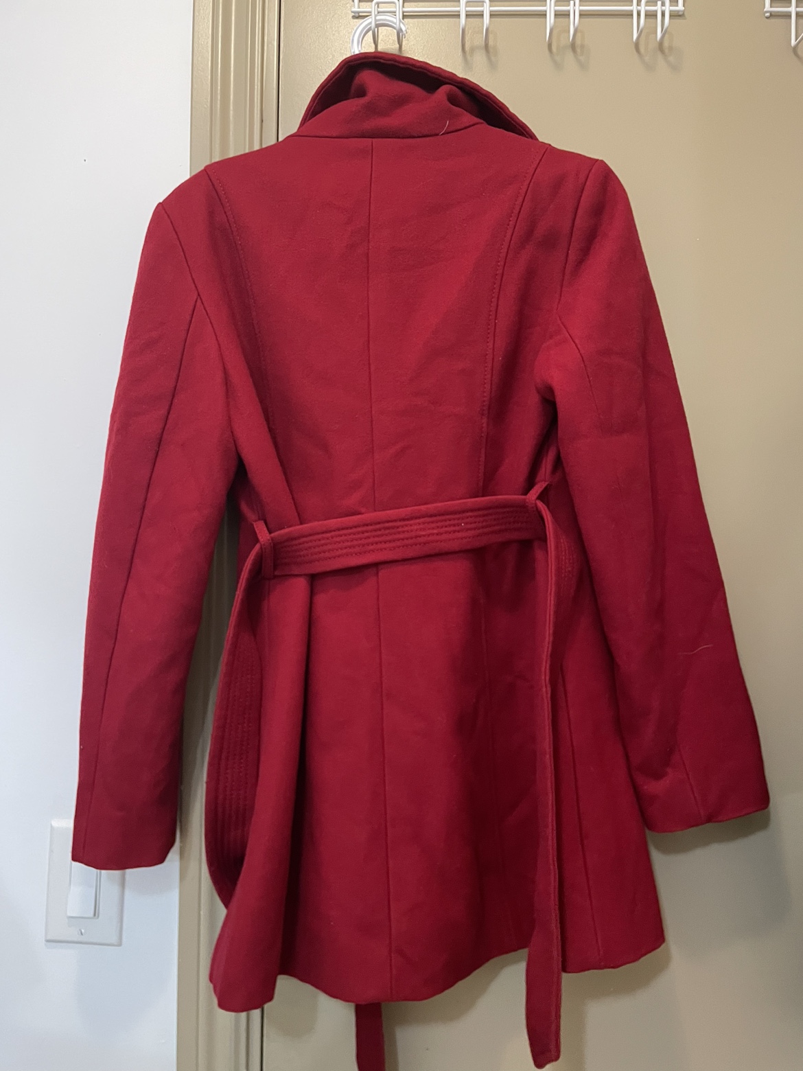 Red Wool Coat - photo 3
