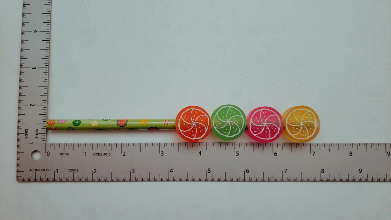 Fruit pencil with erasers #freecycle thumbnail