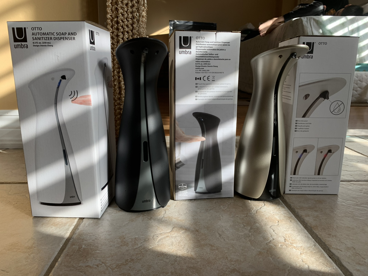 Soap dispenser, shelves image indicator(2)