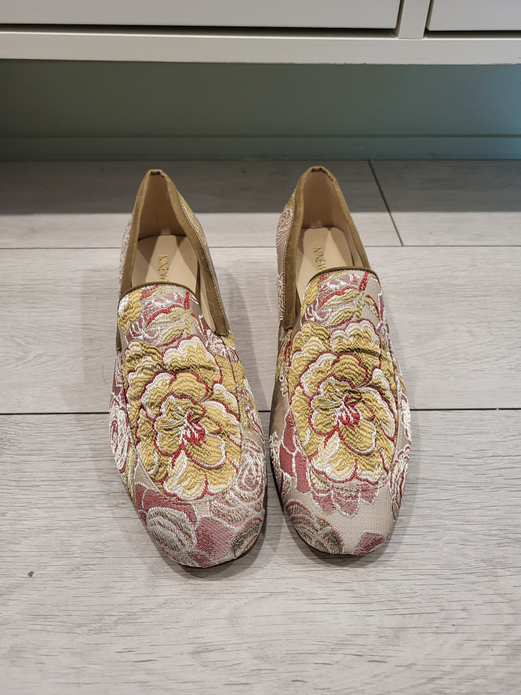 loafer-satin pink floral - photo 2