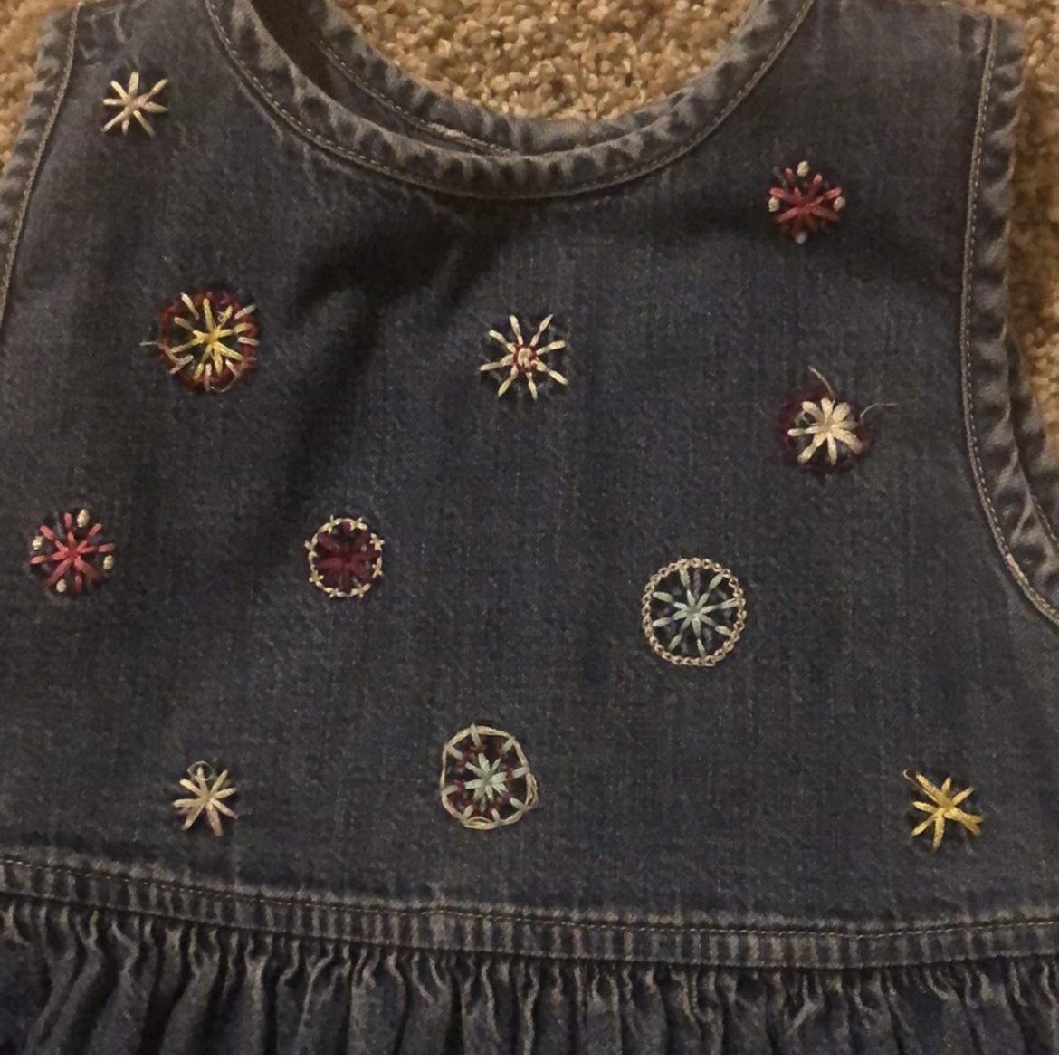 Gap toddler denim dress sz 4 image indicator(4)