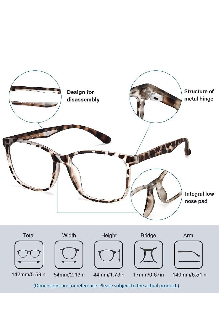 brand New blue light glassess for men and women image indicator(4)