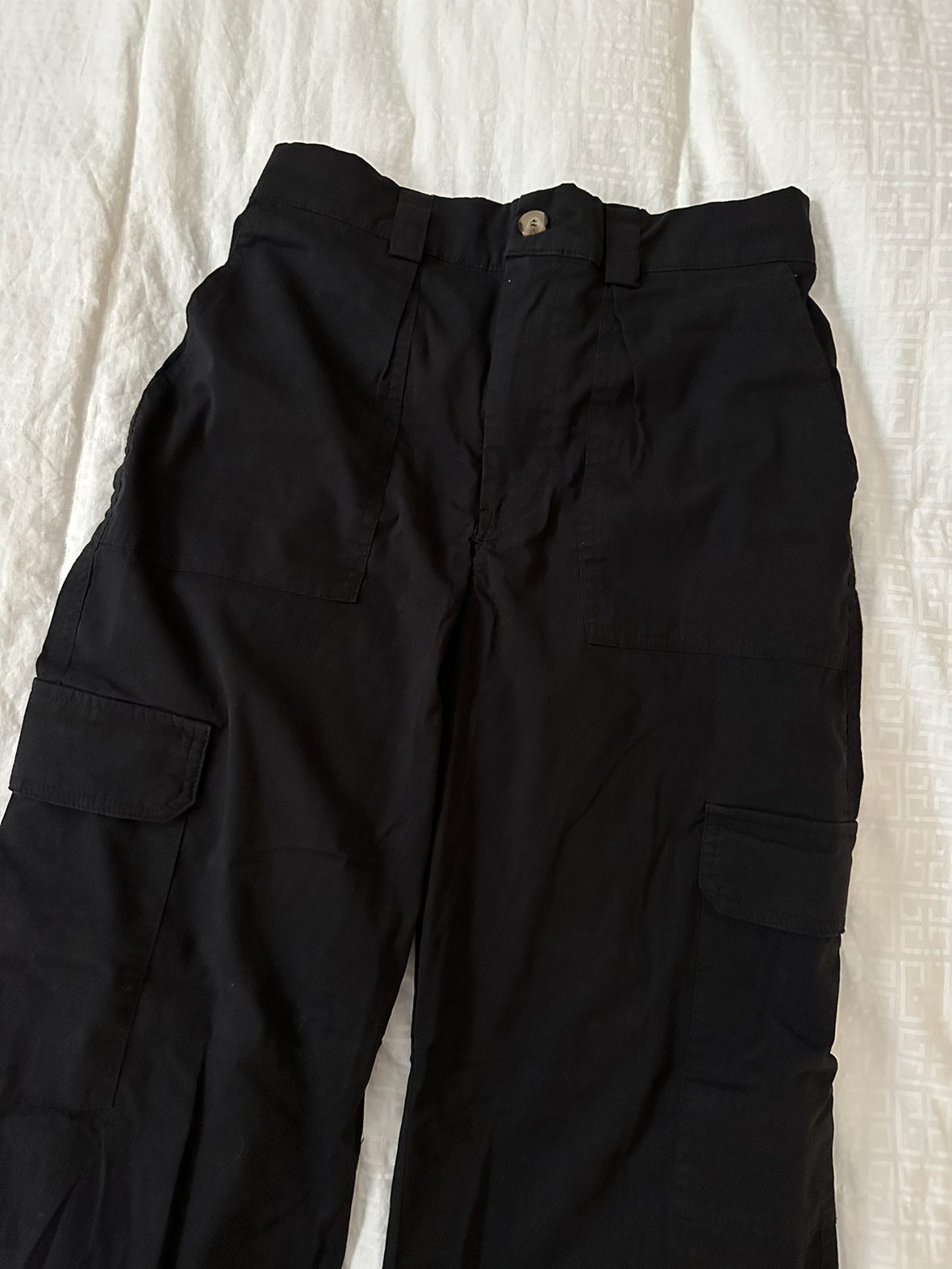 black straight cargo pants (size 26) thumbnail