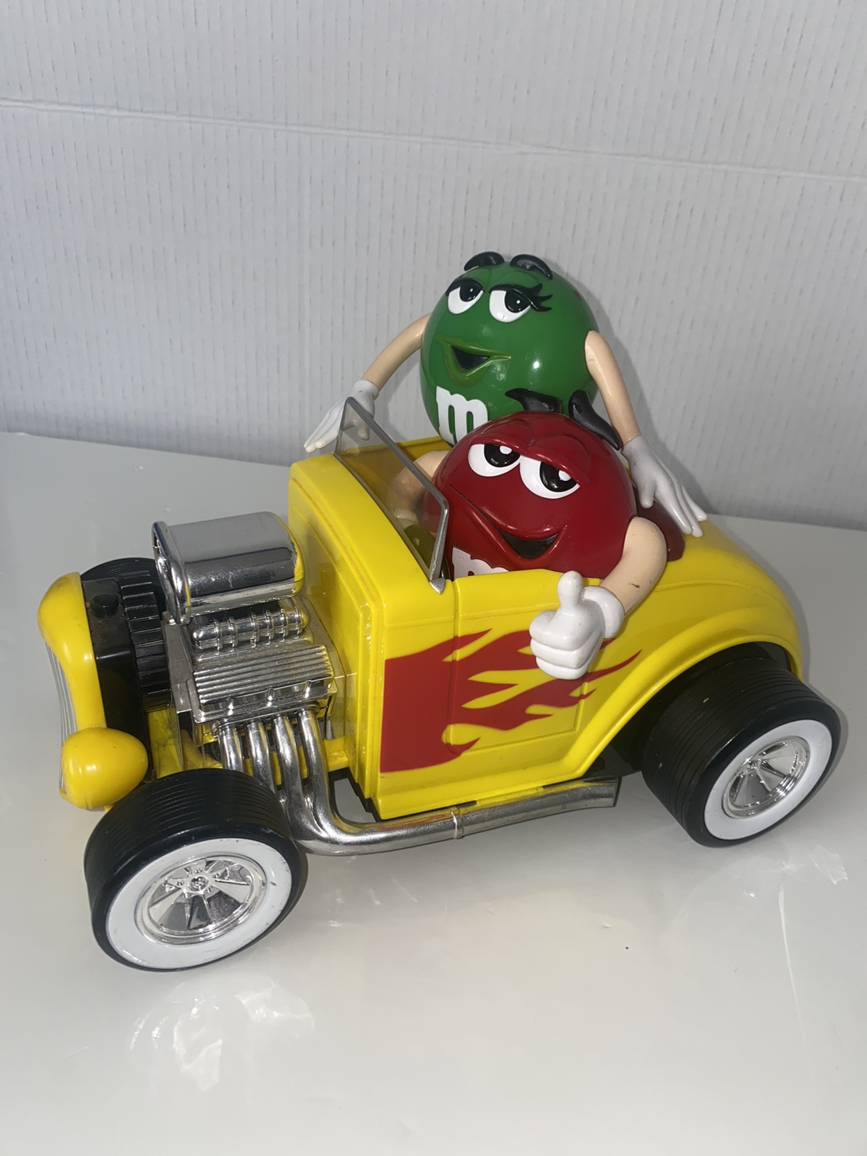 M&Ms hot rod car candy dispenser thumbnail