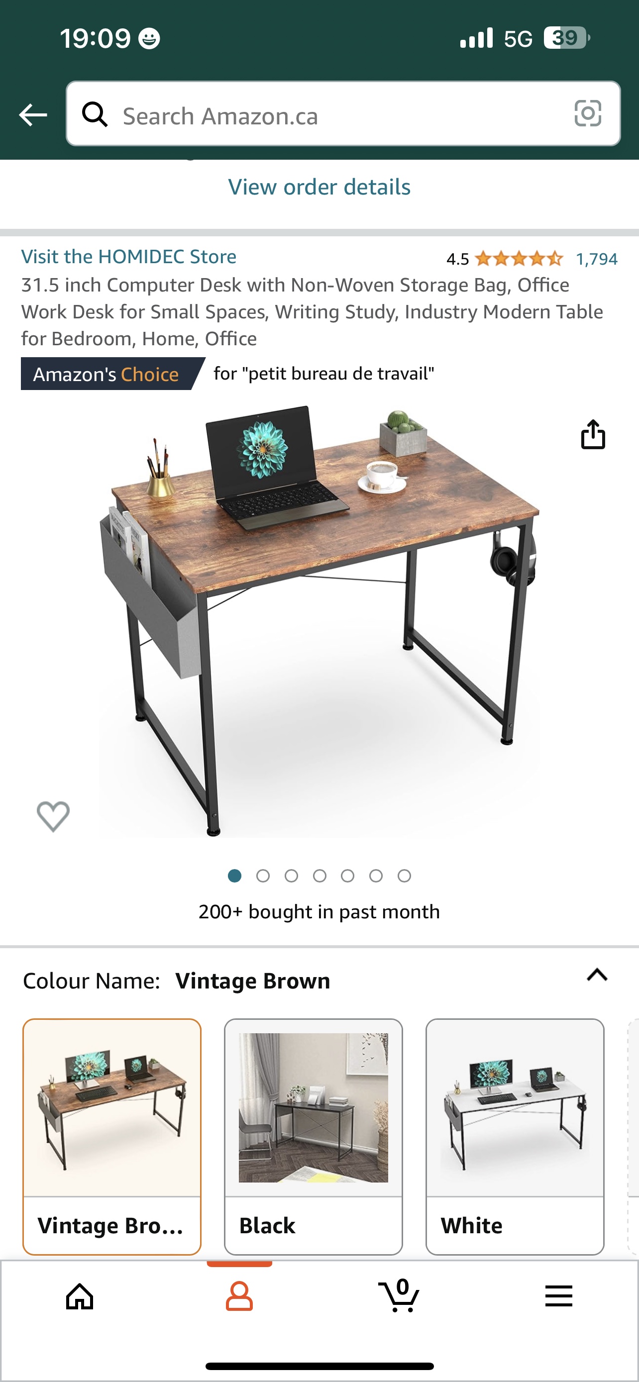 31.5 inch Computer Desk