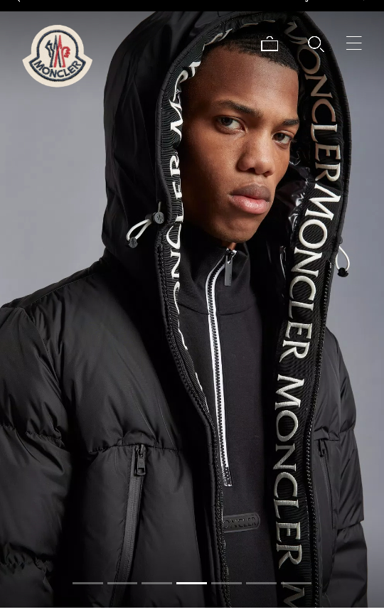 MONCLER SHORT DOWN JACKET size 3 for men
