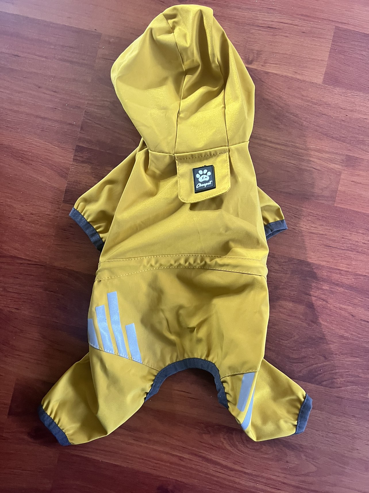 New Small Dog Waterproof Raincoat with Hood, 25 cm - photo 2