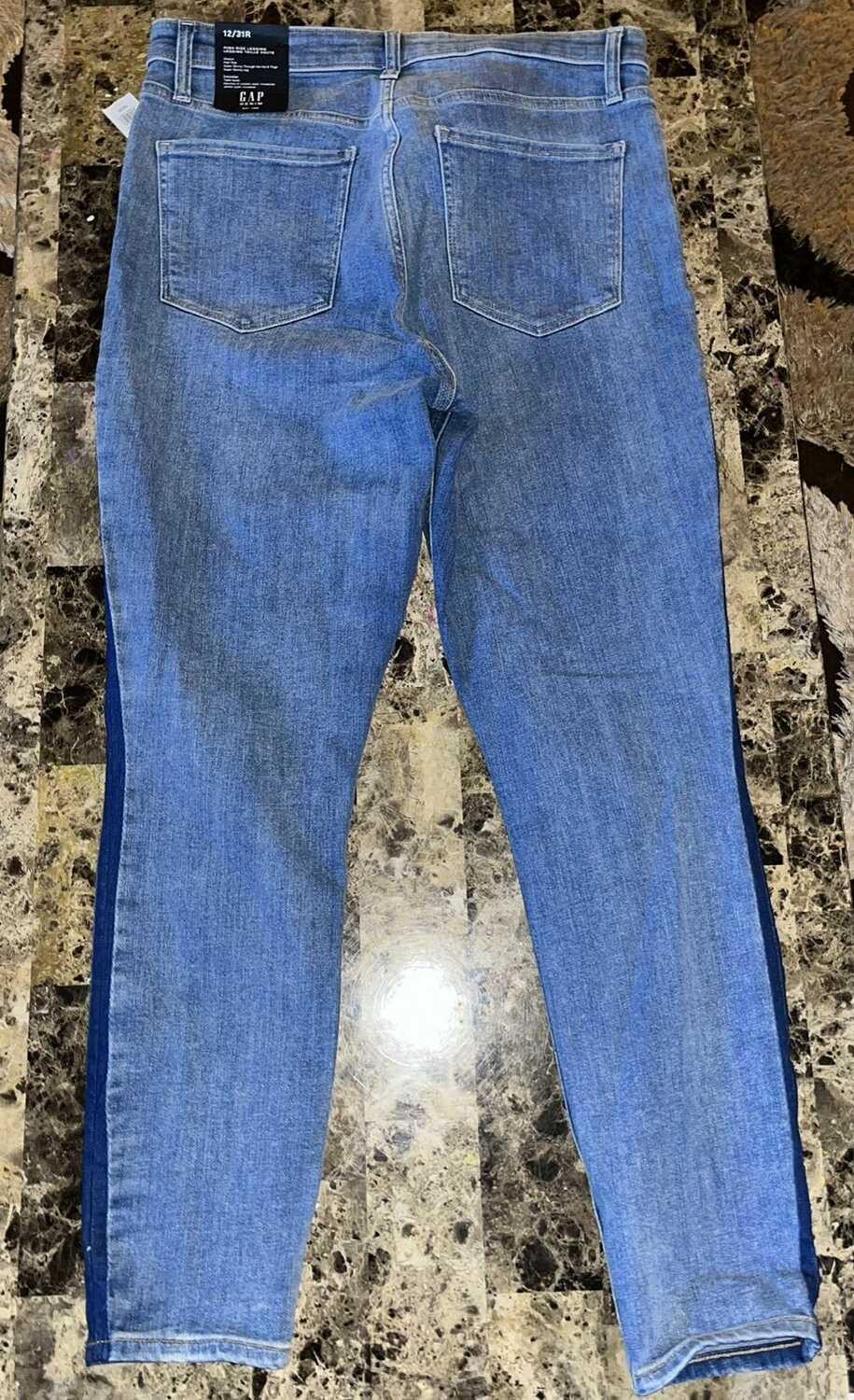 GAP Women's High Rise Medium Blue Jeans - photo 4