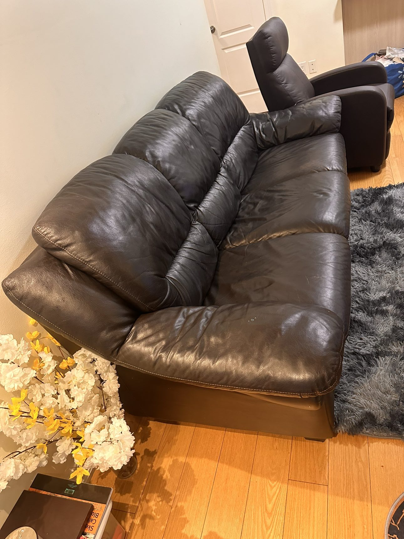 Leather sofa 3 seater from Wayfair image indicator(2)