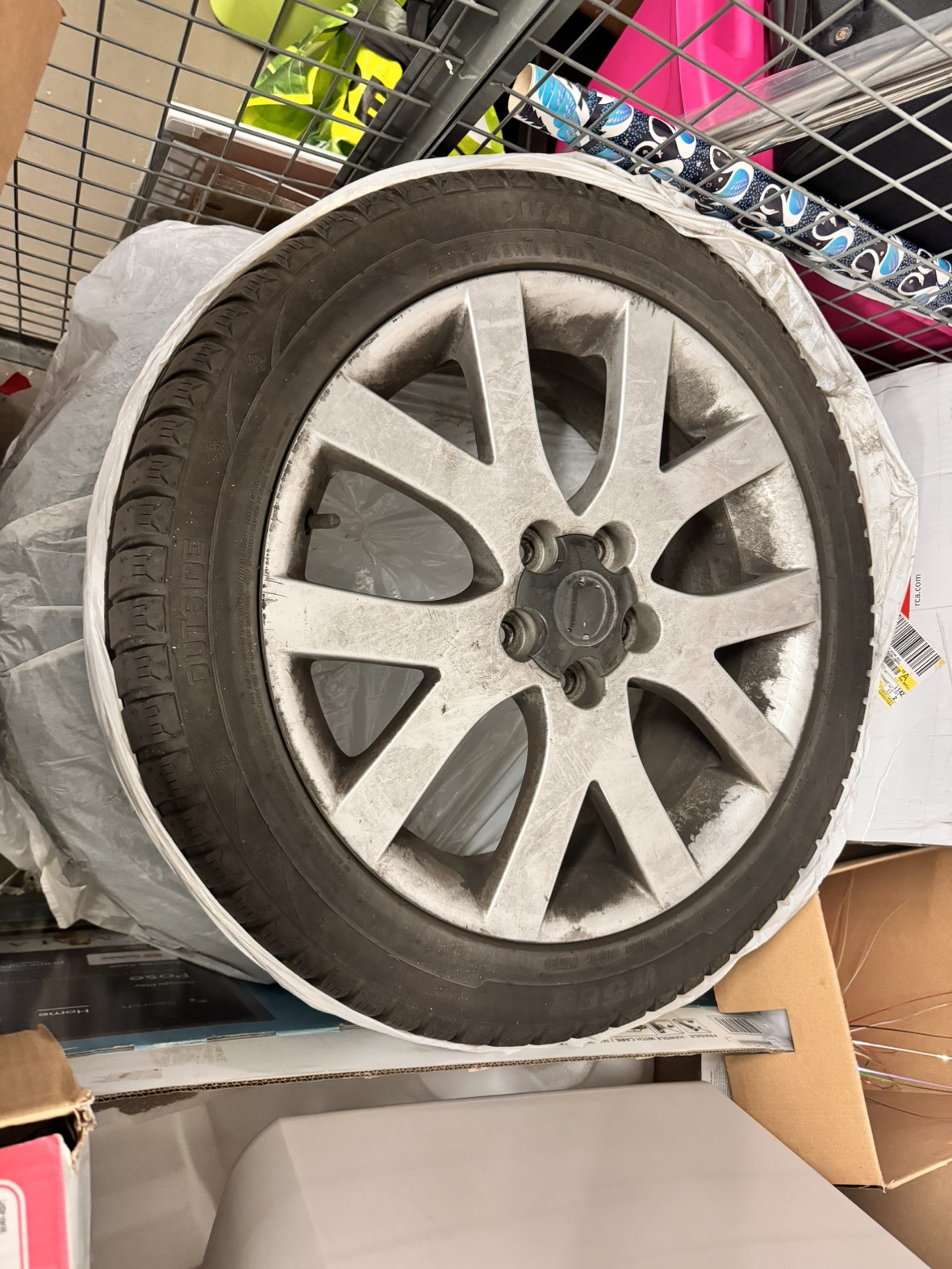Winter tire and rim - photo 4