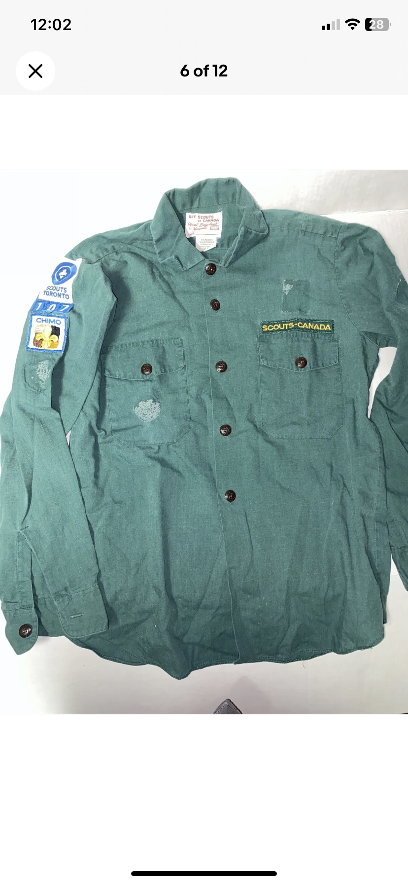Vintage Boy Scouts Of Canada Uniform Wolf Cub Toronto Lot image indicator(5)
