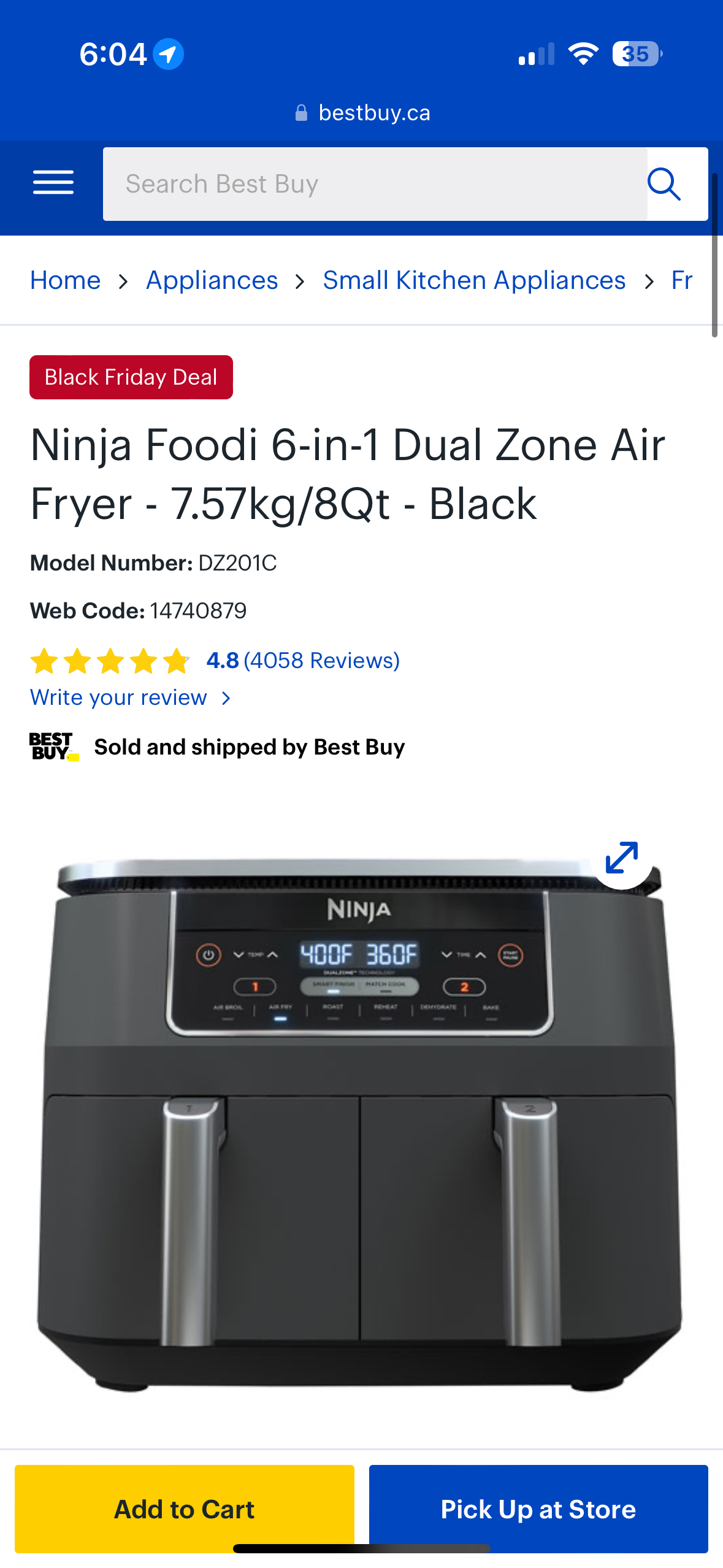 Ninja Air Foodi Air Fryer - photo 2