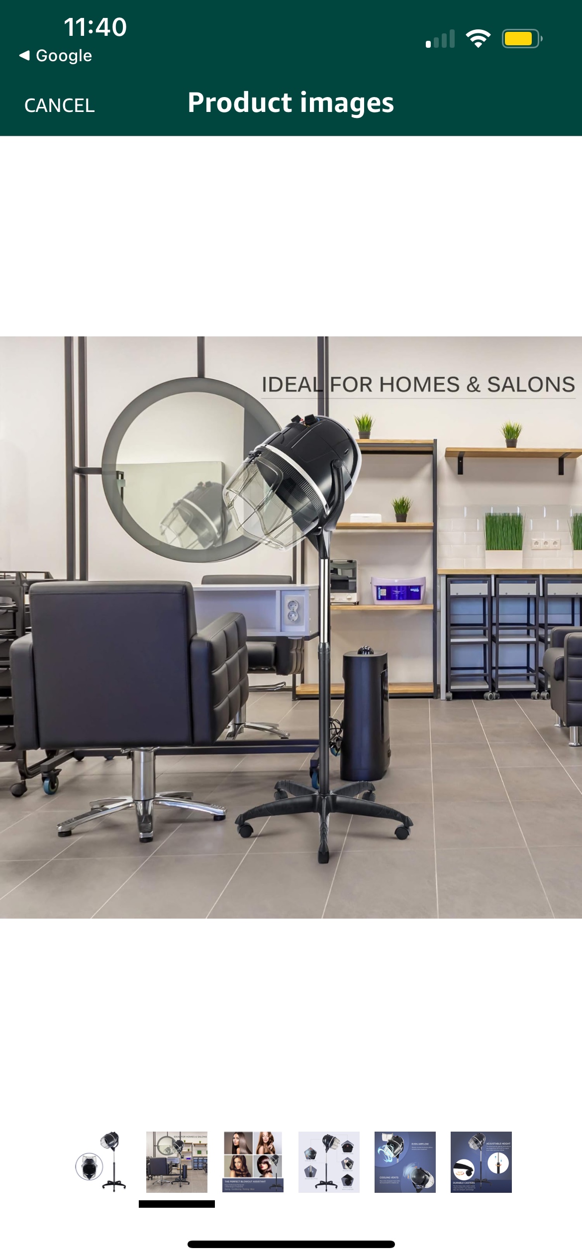 Brand new in box stand up hair dryer image indicator(2)